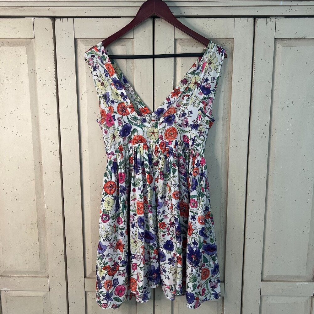 Jessica Hart for Pencey Standard Floral Dress, Rare Collaboration, Size Small